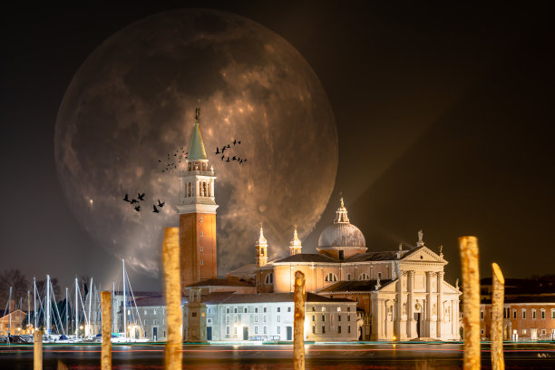威尼斯夜景摄影