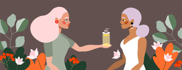 润肤霜化妆品画册