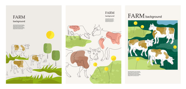 绿色农业画册设计模板