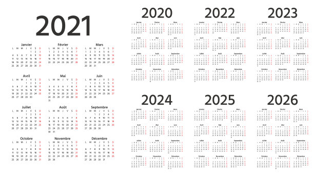 2023矢量兔年挂历