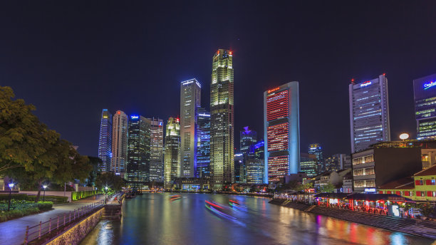东南亚新加坡地标建筑