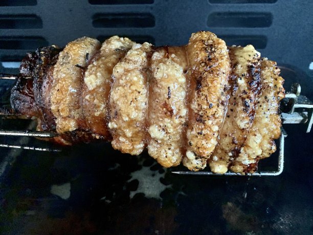 格子烤肉,牛排,热