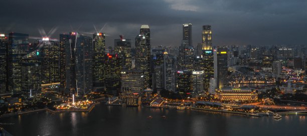 东南亚新加坡地标建筑