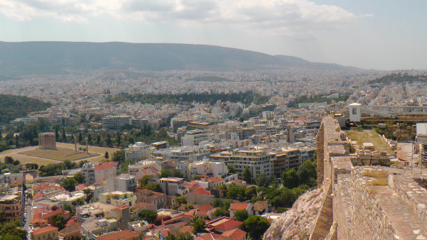 希腊雅典卫城风景