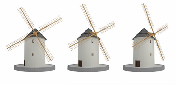 3d模型荷兰风车
