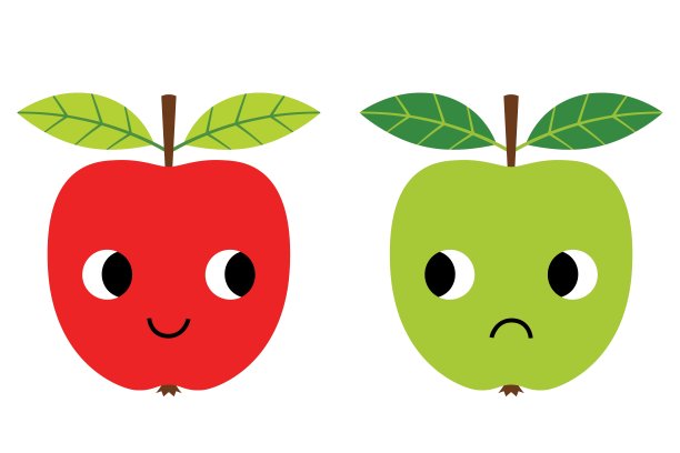 苹果卡通表情