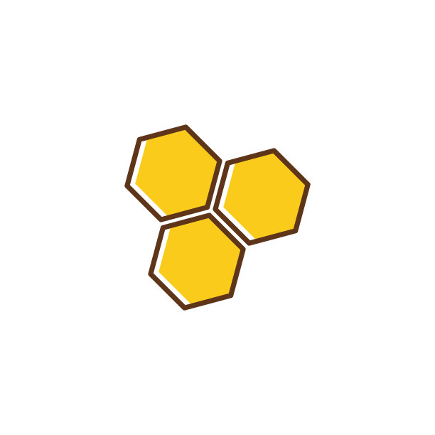 蜜蜂美食logo标志