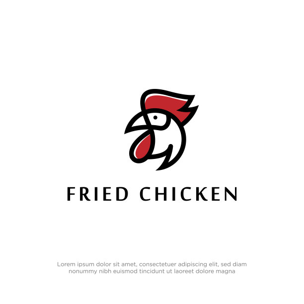 鸡肉logo设计