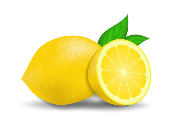 清新柠檬插画 