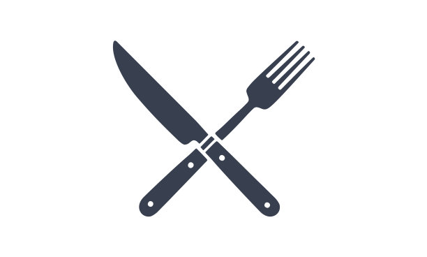 叉子logo