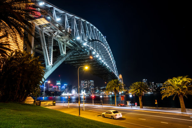 蓝天下的悉尼大桥