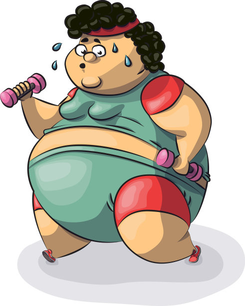 运动,女人,肥胖,大肚腩,短跑,快餐,有氧运动法,损失