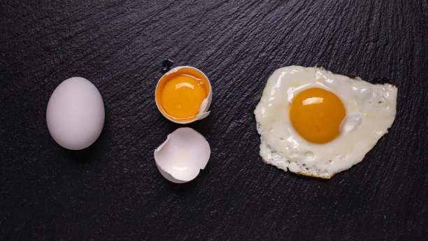 石板煎鸡蛋