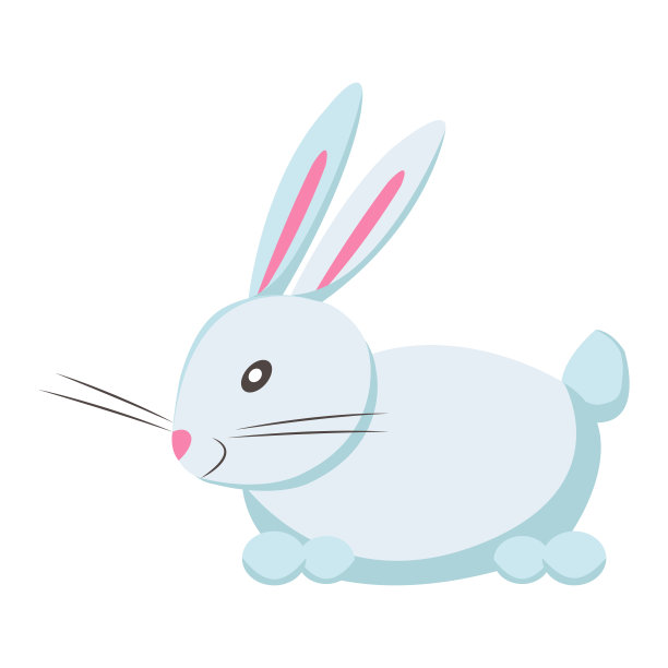 卡通可爱兔兔贴纸