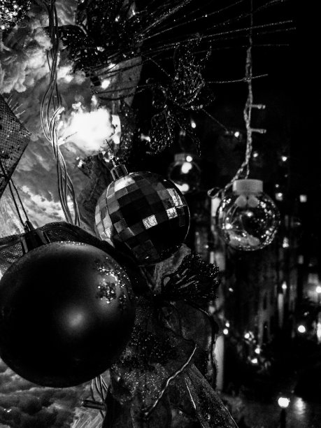 球体,贺卡,圣诞装饰物
