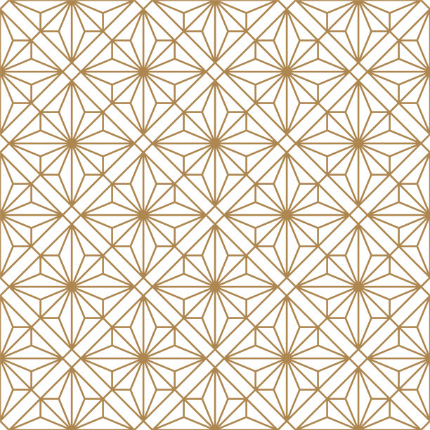 金色抽象格子纹