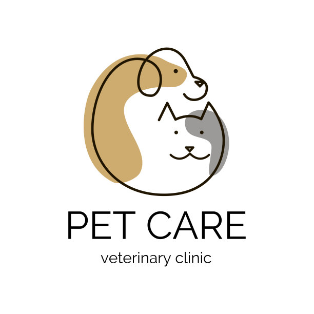 宠物店logo猫狗logo