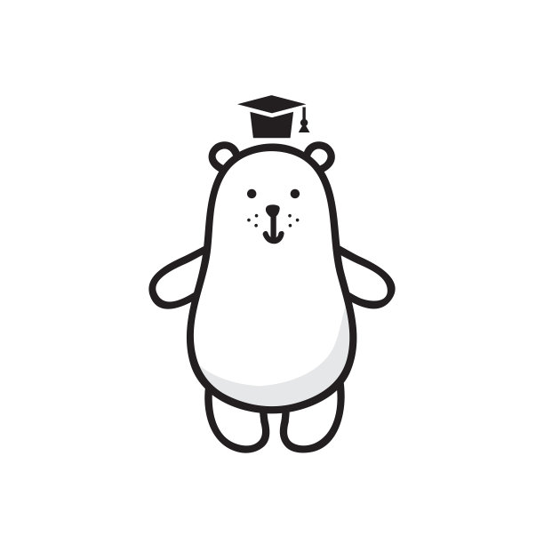 可爱小熊logo