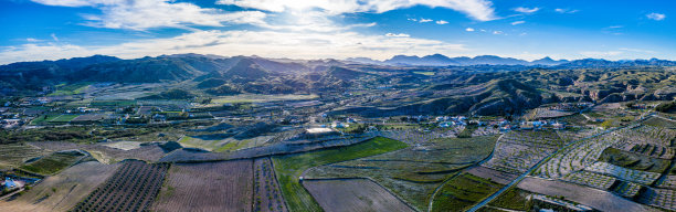 航拍山川大地