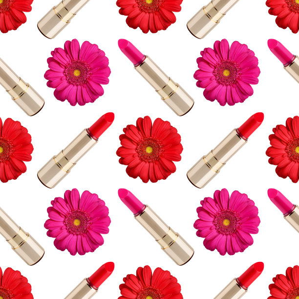 复古装饰品,红色和金色颜色