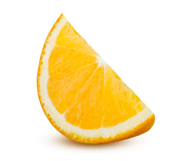 橙切开的橙子