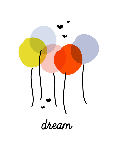 彩色气球logo