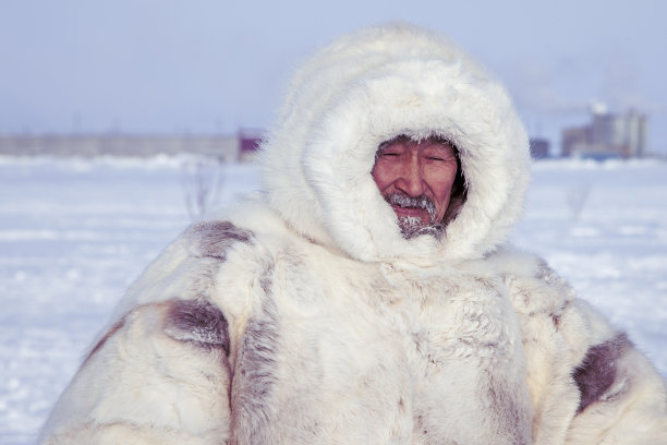 冬季雪原蒙古包