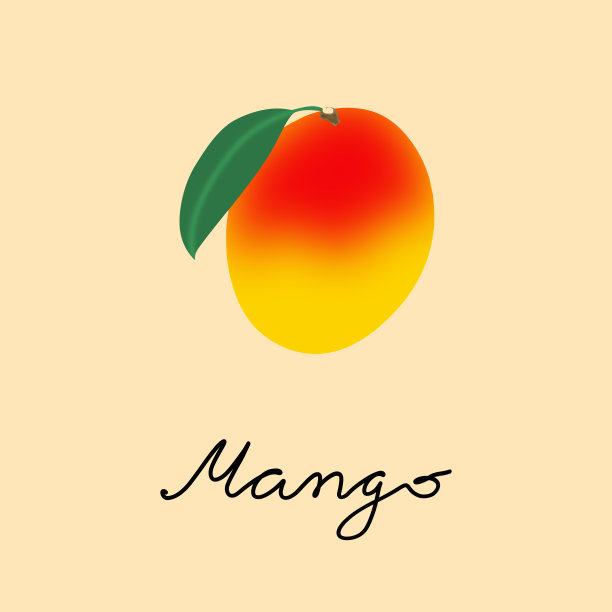芒果包装图案