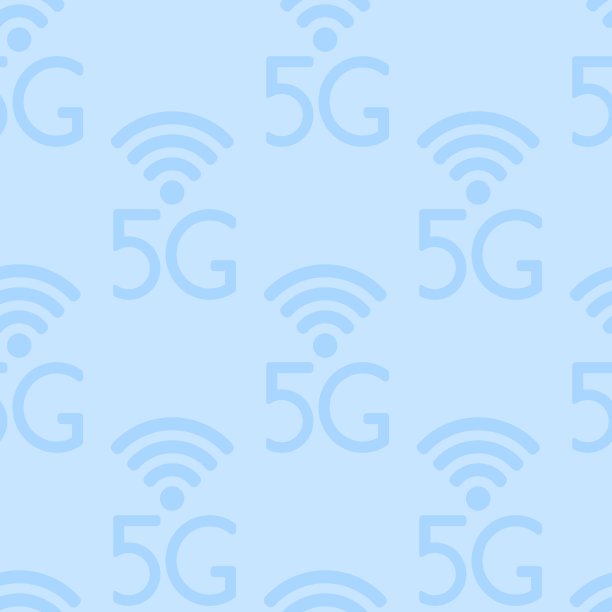 5g高速网络蓝色科技海报