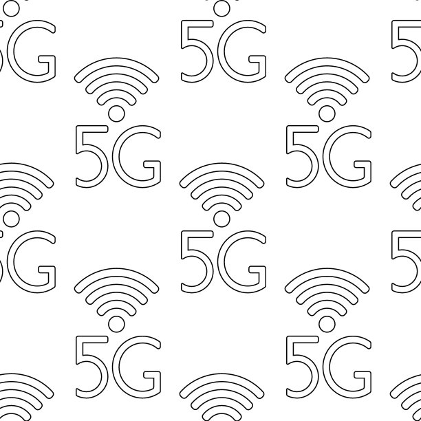 5g高速网络蓝色科技海报