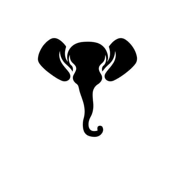 卡通大象logo
