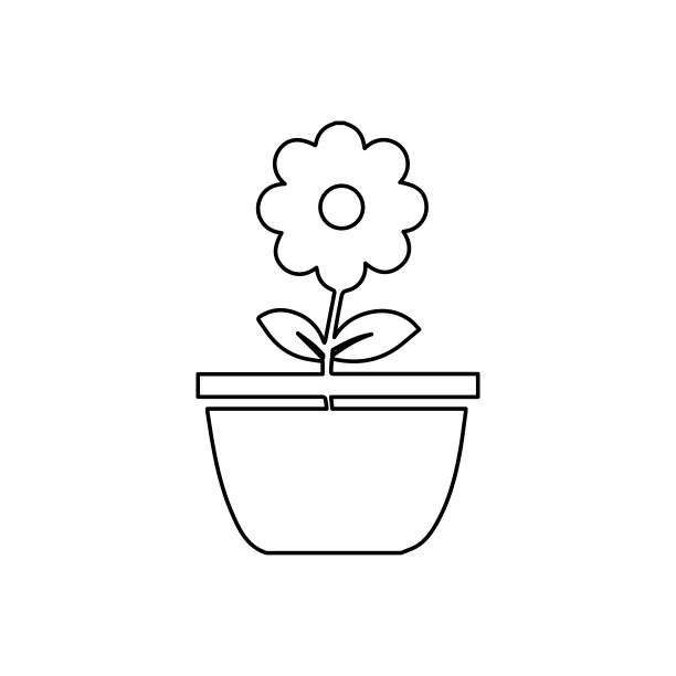 抽象花朵logo