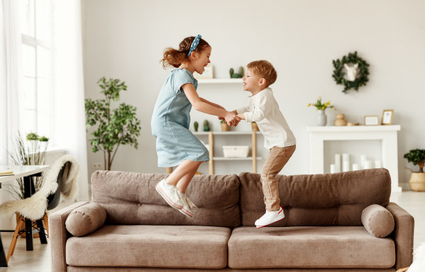leaping