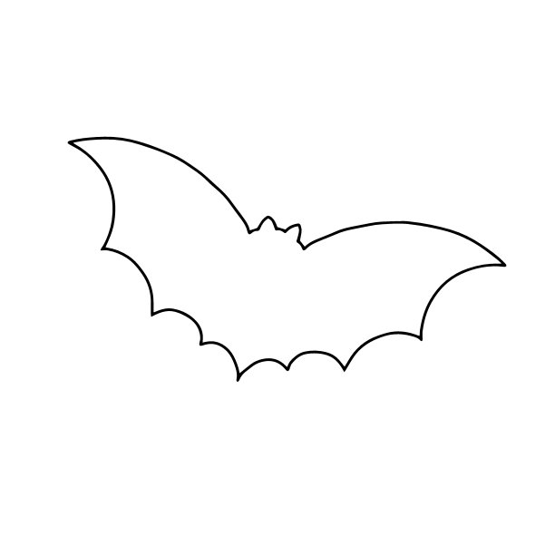 可爱的卡通蝙蝠