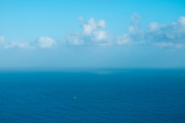 海阔天空一望无际海面