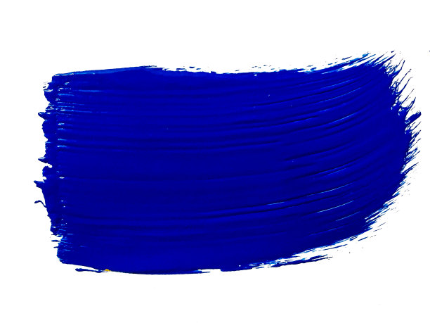 画笔纹理蓝色水彩笔触图案