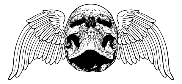 骷髅头logo