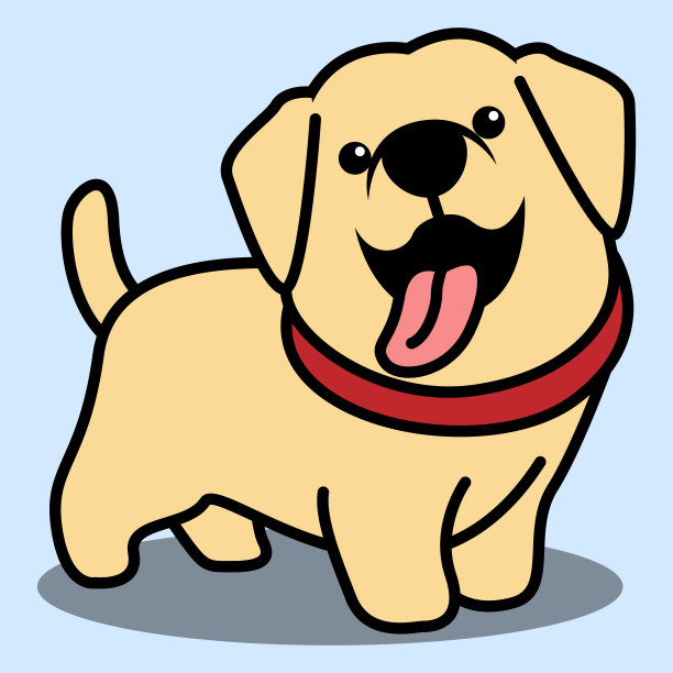 卡通小狗logo