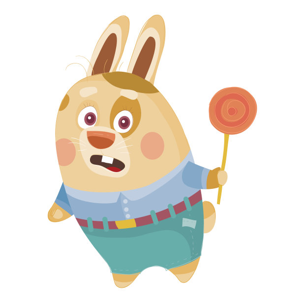 棒棒糖兔子