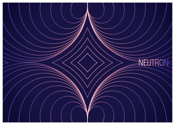 炫彩动感线条装饰画