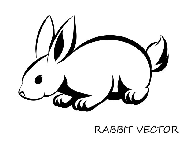 兔子logo标志