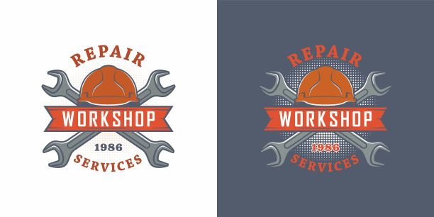 摩托车修理logo