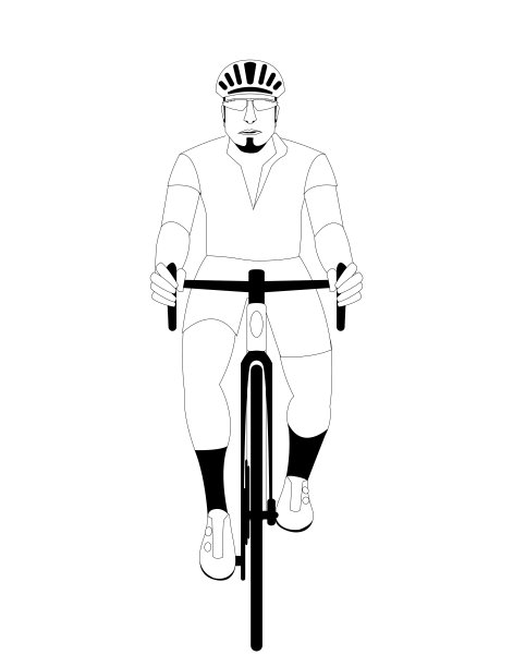 运动自行车海报