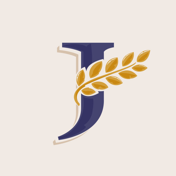 j字母标志,logo设计