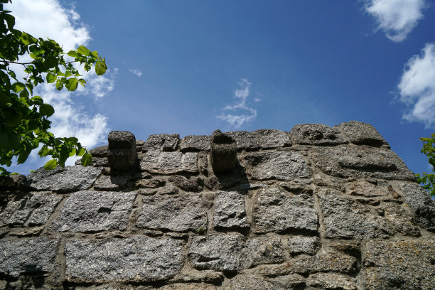 岩石石墙背景