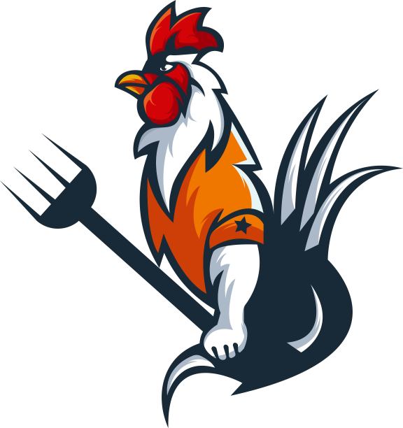 卡通公鸡logo
