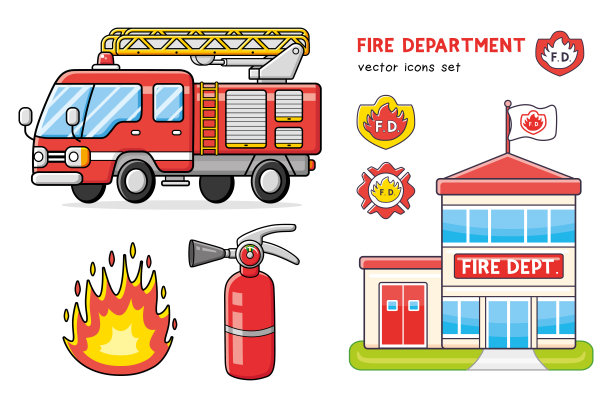 消防卡通玩具