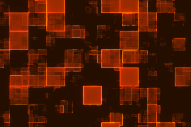 立体几何抽象拼接背景