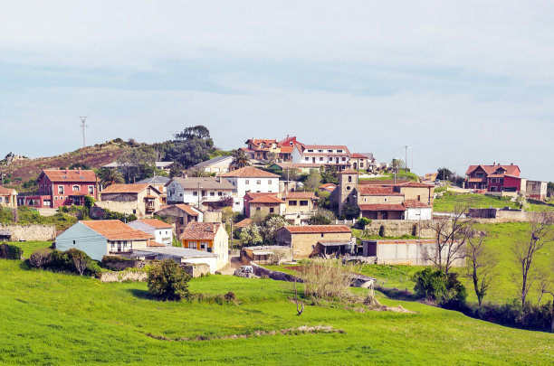 路边田园风景图