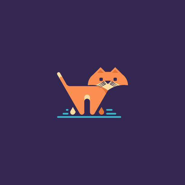 抽象猫logo